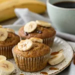 High Protein Banana Muffins Display