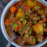 Beef Kaldereta Recipe served with white rice